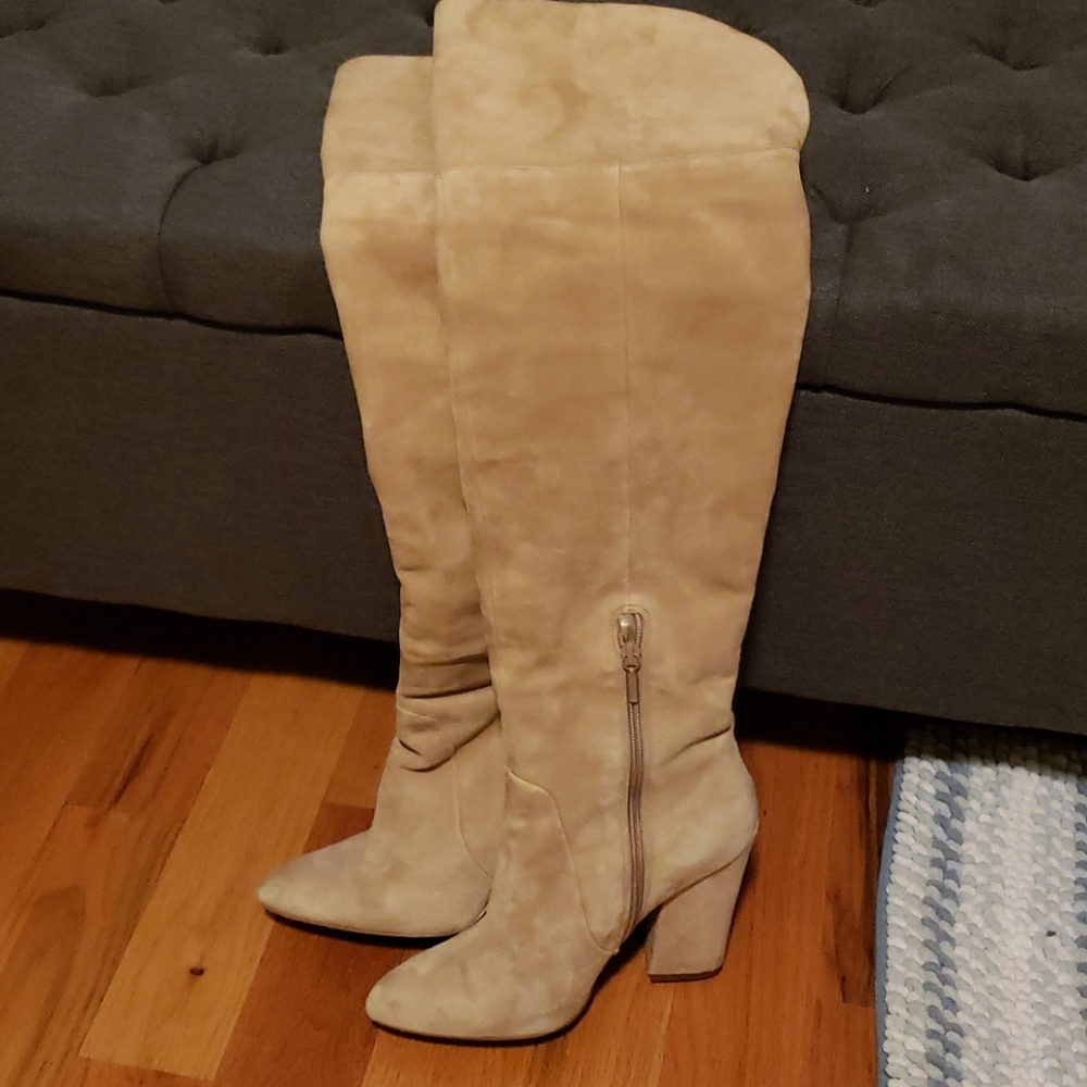 Aldo's knee high suede boots